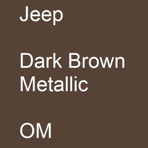 Jeep, Dark Brown Metallic, OM.